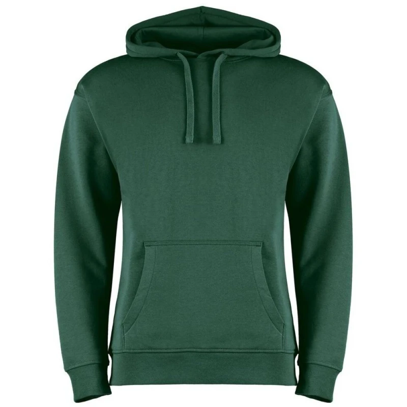 Image of Kustom Kit Mens Regular Fit Hoodie in Bottle Green Size: XS Bottle Green Male XS