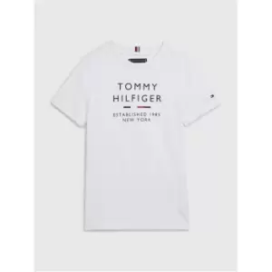Image of Tommy Hilfiger TH LOGO TEE S/S - White