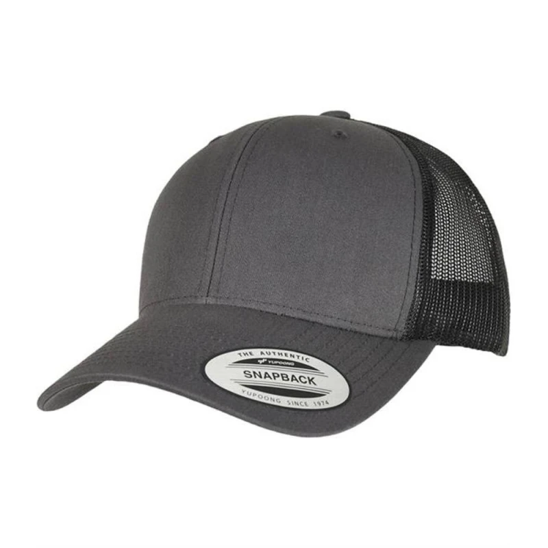 Image of Flexfit Mens Retro Two Tone Trucker Cap in Grey Grey Male One Size