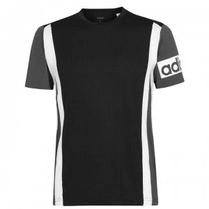 Image of adidas Clima T Shirt Mens - Black/Grey