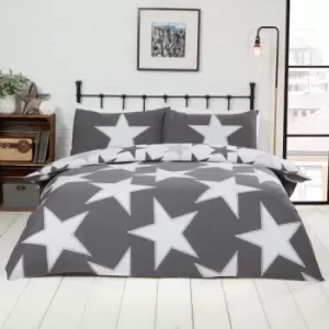 Image of Rapport Home Furnishings Single All Stars Duvet Set Grey
