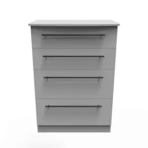 Image of Welcome Furniture Finsbury 4 Drawer Deep Chest - Dust Grey