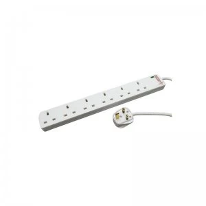 Image of Tacima 2M 6 Way Surge Protection Extension Lead