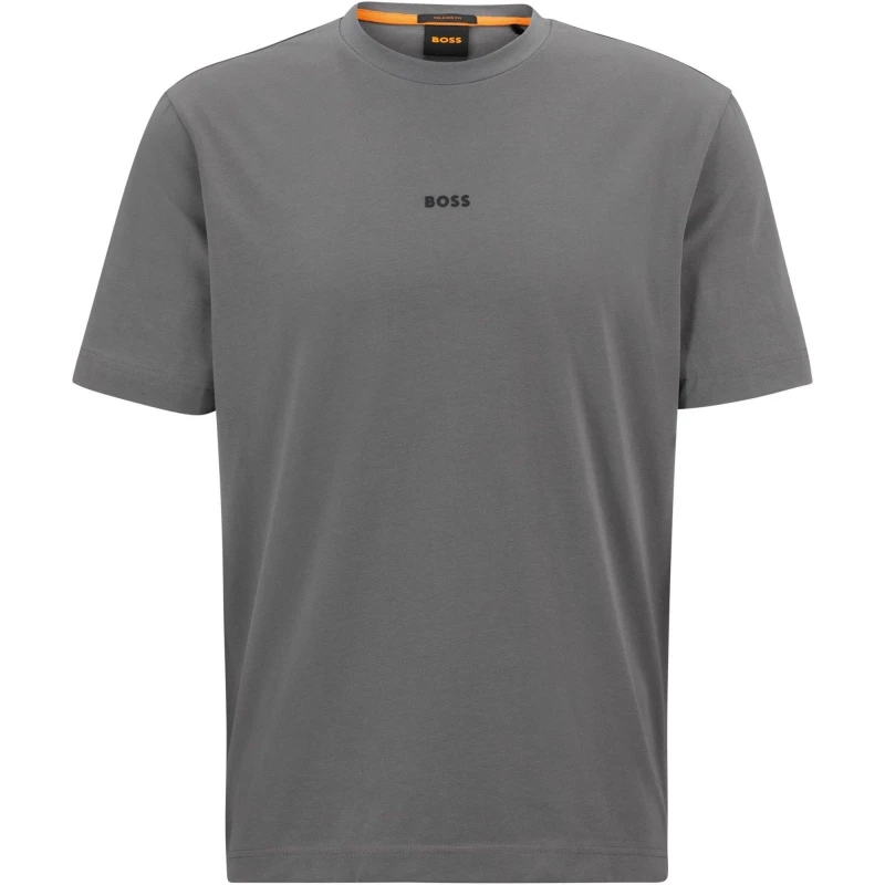Image of Boss Mens Oversized T-Shirt Dark Grey male S