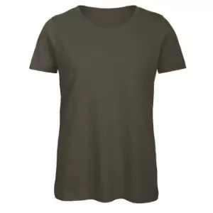 Image of B&C Womens/Ladies Favourite Organic Cotton Crew T-Shirt (M) (Khaki)