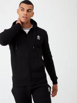 Image of Gym King Basis Tracksuit Top - Black Size M Men