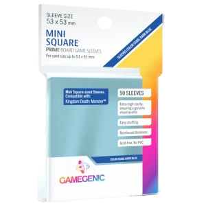 Image of Gamegenic Prime Mini Square Sized 53 x 53mm 50 Sleeves