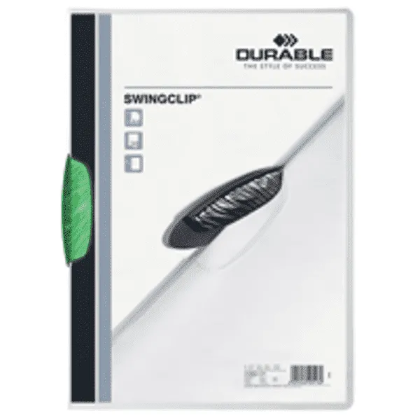 Image of Durable SWINGCLIP 30 Document Swing Clip File Folder - 25 Pack - A4 DRBE226005