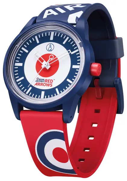 Image of Red Arrows 40MM Red And Blue Solar Watch
