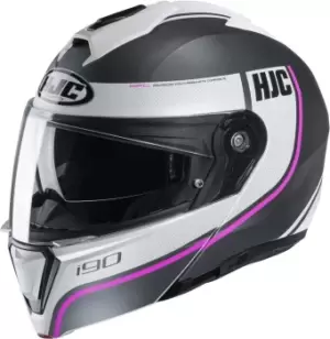 Image of HJC i90 Davan Helmet, grey-pink, Size S, grey-pink, Size S