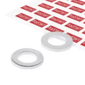 Image of TOPRAN Oil Drain Plug Gasket Aluminium 502 936 Oil Drain Plug Seal,Drain Plug Gasket PEUGEOT,CITROEN,107 Schragheck (PM_, PN_),108,C1 (PM_, PN_)