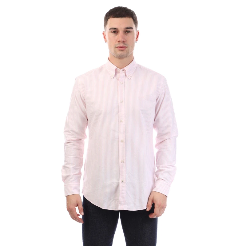 Image of Boss H-Roan-BD-E-C1-243 Slim Fit Shirt Pink male S