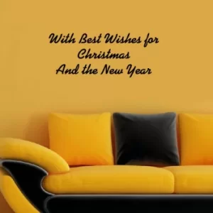 Image of KBSNOEL-3 Black Decorative Wall Sticker