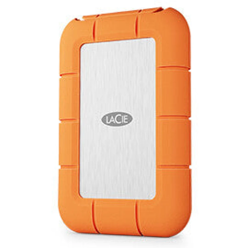 Image of Lacie LaCie STND2000400 external solid state drive Thunderbolt technology 2 TB USB Type-C USB4 Gen 3x2 Orange, Stainless steel STND2000400