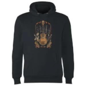 Image of Coco Guitar Poster Hoodie - Black