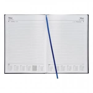 Image of Office 2019 Diary Day to A Page A4 Blue. 941045