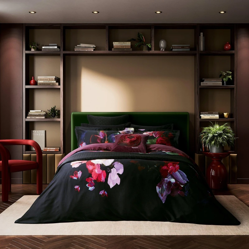 Image of Ted Baker 'Expressionist Floral' Cotton Duvet Cover Set Size: Double Multi Double Unisex 5016709691628