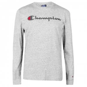 Image of Champion Long Sleeve Tee - Grey