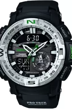 Image of Mens Casio Pro Trek Alarm Chronograph Watch PRG-280-1ER