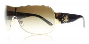 Image of Versace VE2101 Sunglasses Gold 100213 75mm
