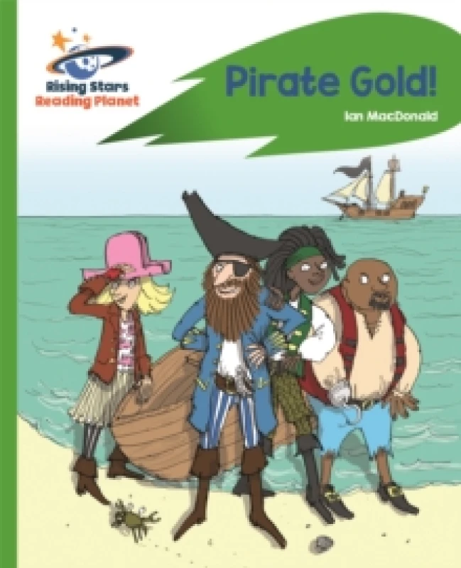 Image of Ian MacDonald Reading Planet - Pirate Gold - Green: Rocket Phonics Book Multi unisex