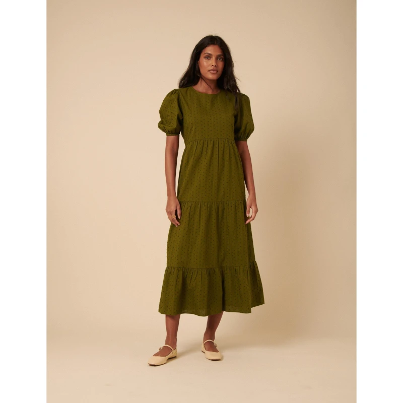 Image of Nobodys Child Womens Betty A-Line Dress Green female 12 (M)