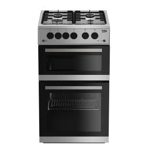 Image of Beko KDG582S Double Oven Gas Cooker