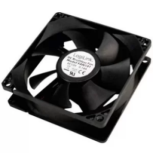 Image of LogiLink FAN101 PC fan Black (W x H x D) 80 x 80 x 25 mm