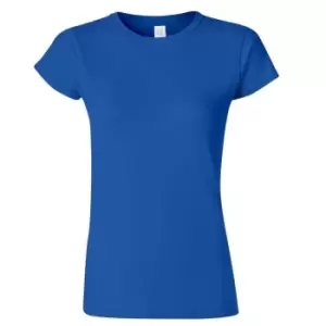 Image of Gildan Ladies Soft Style Short Sleeve T-Shirt (2XL) (Royal)