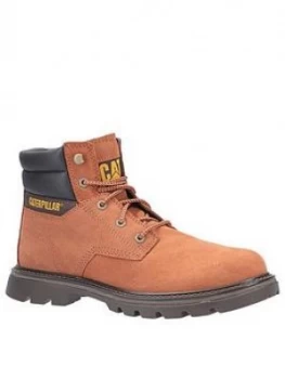 Image of CAT Cat Lifestyle Quadrate Boot, Ginger, Size 8, Men