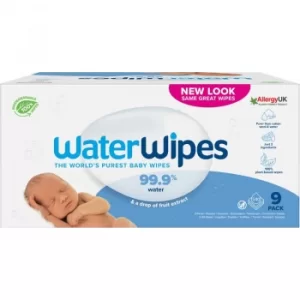 Image of Waterwipes Sensitive Newborn Biodegraable Baby Wipes 9 Pk