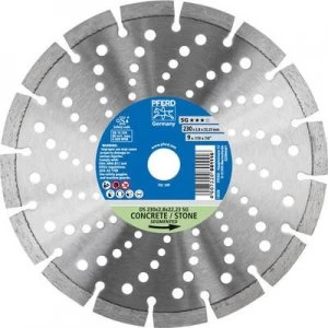 Image of Diamond cut-off wheel DS 230 x 2.8 x22.23 SG PFERD 68000044 Diameter 230 mm