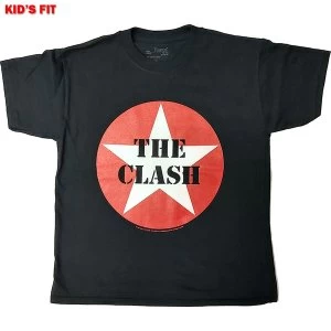 Image of The Clash - Classic Star Kids 12 - 13 Years T-Shirt - Black