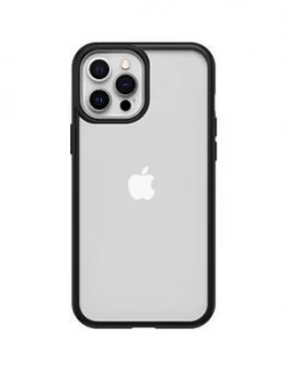 Image of Otterbox React Treehaus - Black Crystal - Clear/Black Case For iPhone 12 Pro Max