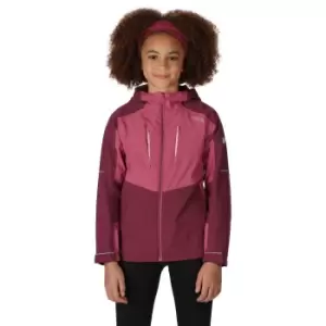 Image of Regatta Girls Highton III Waterproof Breathable Jacket 7-8 Years - Chest 63-67cm (Height 122-128cm)
