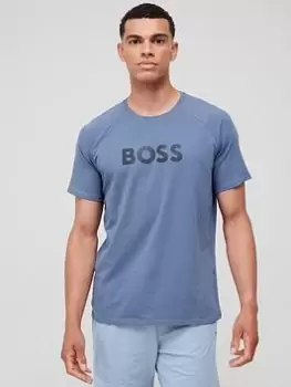 Image of BOSS Bodywear Dynamic Lounge T-Shirt - Bright Blue, Bright Blue, Size L, Men