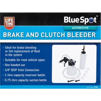 Image of 07962 1 Litre Brake And Clutch Bleeder - Bluespot