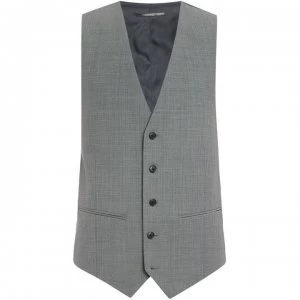 Image of Howick Tailored Ellsworth slim fit suit waistcoat - Grey