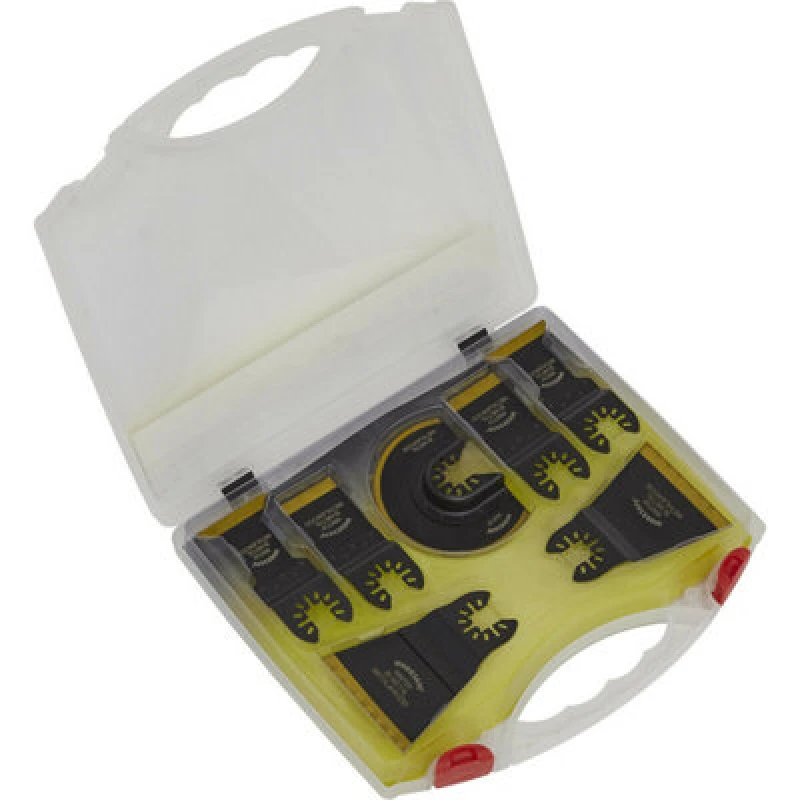 Image of Loops 7 Piece Multi-Tool Blade Set - Titanium Coated Blades - Wood & Metal Cutting Multi