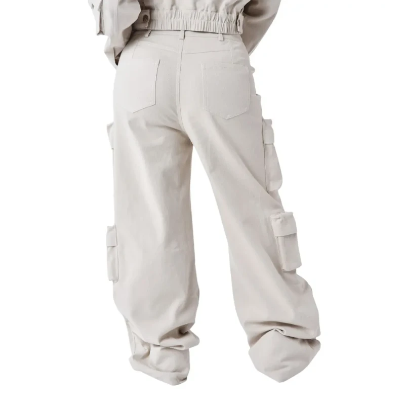 Image of Project X Paris Wide-leg cargo trousers For Her Project X Paris Beige Female M