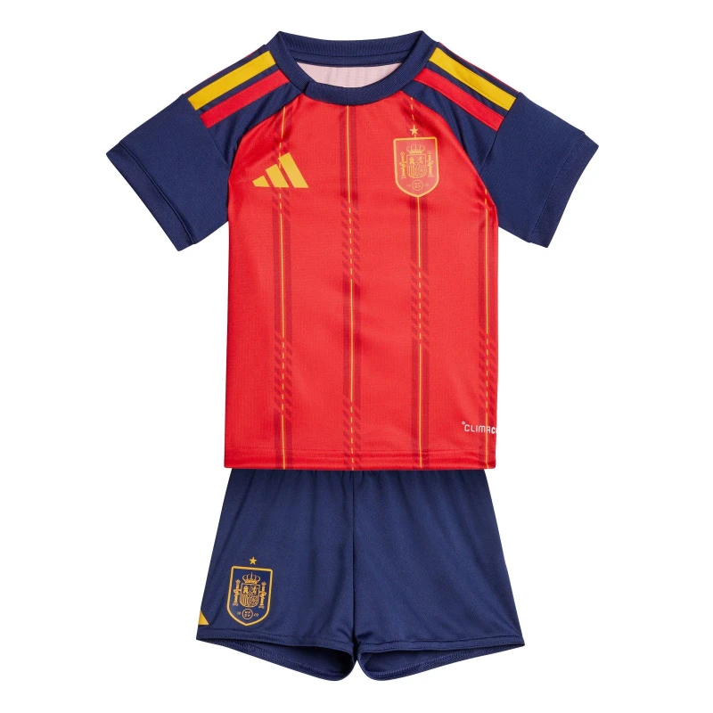 Image of adidas Spain Home Babykit World Cup 2026 Babies Red/Blue male 3-6 Months