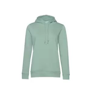 Image of B&C Womens/Ladies Organic Hoodie (XS) (Sage Green)