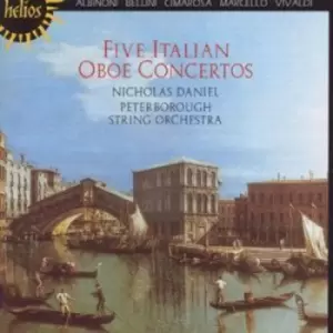 Image of FIVE ITALIAN OBE CONCERTOS by Antonio Vivaldi CD Album