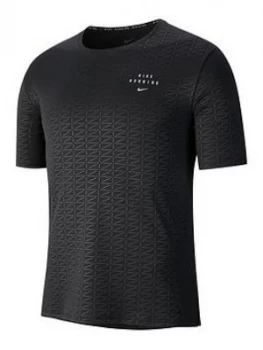 Image of Nike Miler Run Division T-Shirt - Black