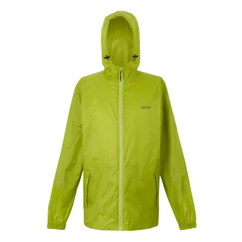 Image of Regatta Regatta Men 'Pack-It III' Waterproof Packaway Jacket in Olive Size: Medium Olive M Male 5063019983448