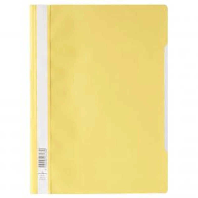 Image of Durable Clear View A4 Folder Yellow (25 Pack) 252304
