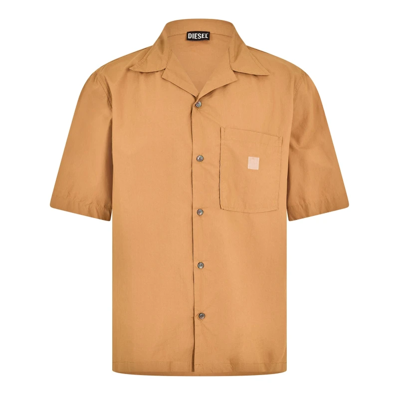 Image of Diesel Mens Mac Out Cmici T-Shirt Brown male S (46)