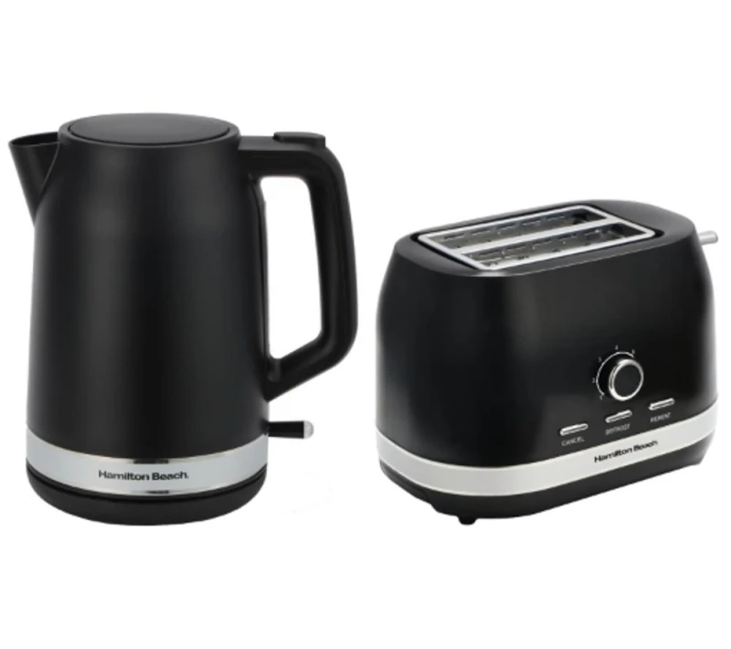 Image of Hamilton Beach Ella Black Breakfast Bundle Black unisex