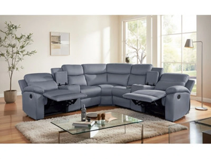 Image of DS Living Ravello Recline 5 Seater In Grey Or Cream