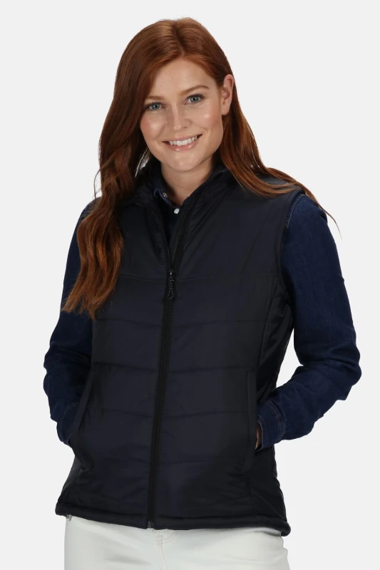 Image of Regatta Womens Stage Insulated Bodywarmer in Dark Navy Size: 18 Dark Navy Female 18